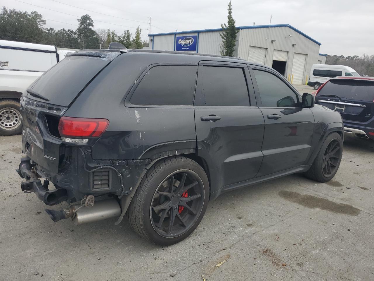 2014 Jeep Grand Cherokee VIN 1C4RJFDJ8EC519183 Copart auction photo, rear end damage thumbnail 3