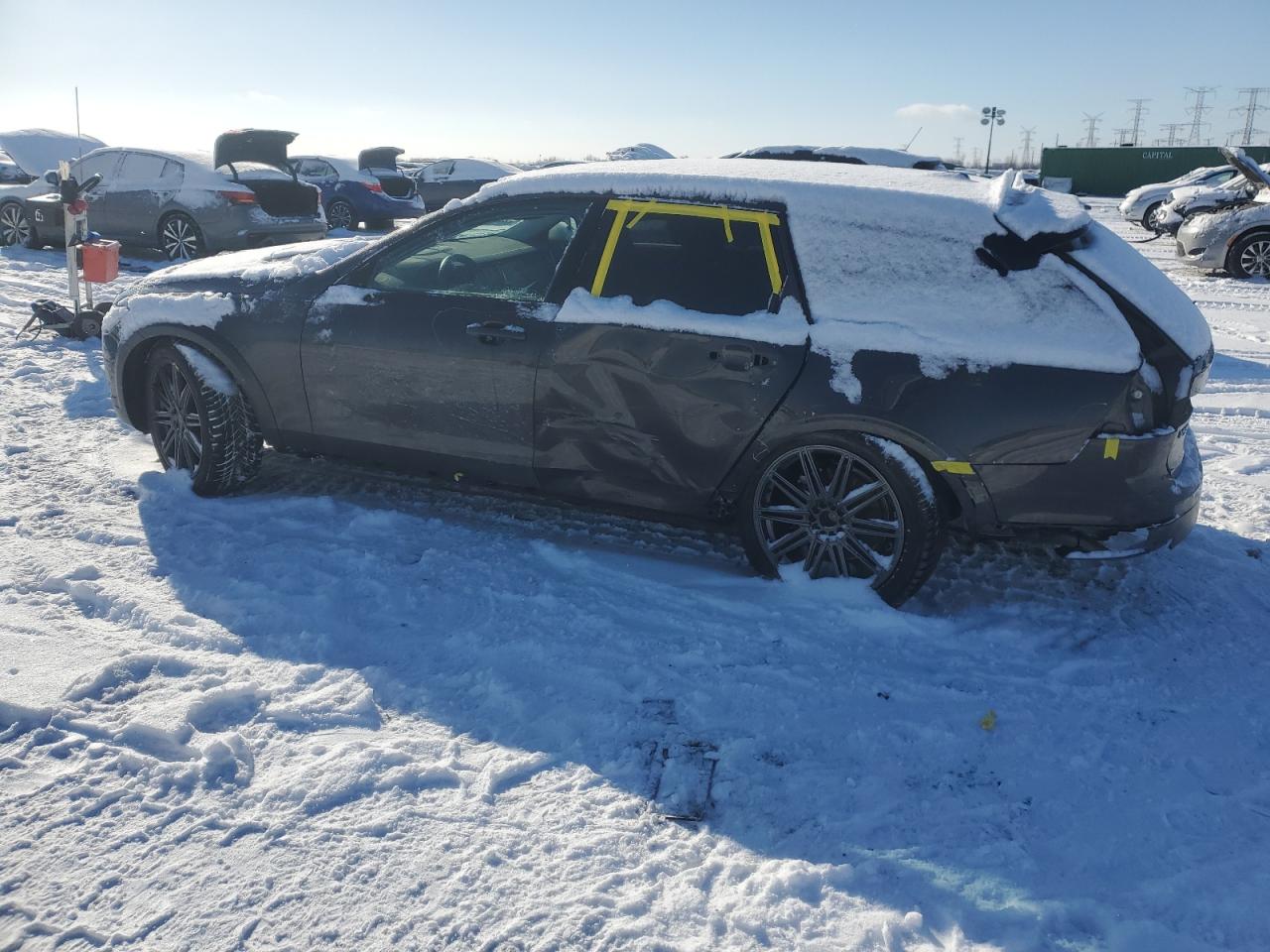 2023 Volvo V90 VIN YV4062NC6P1165114 Copart auction photo, all over / undercarriage damage thumbnail 2