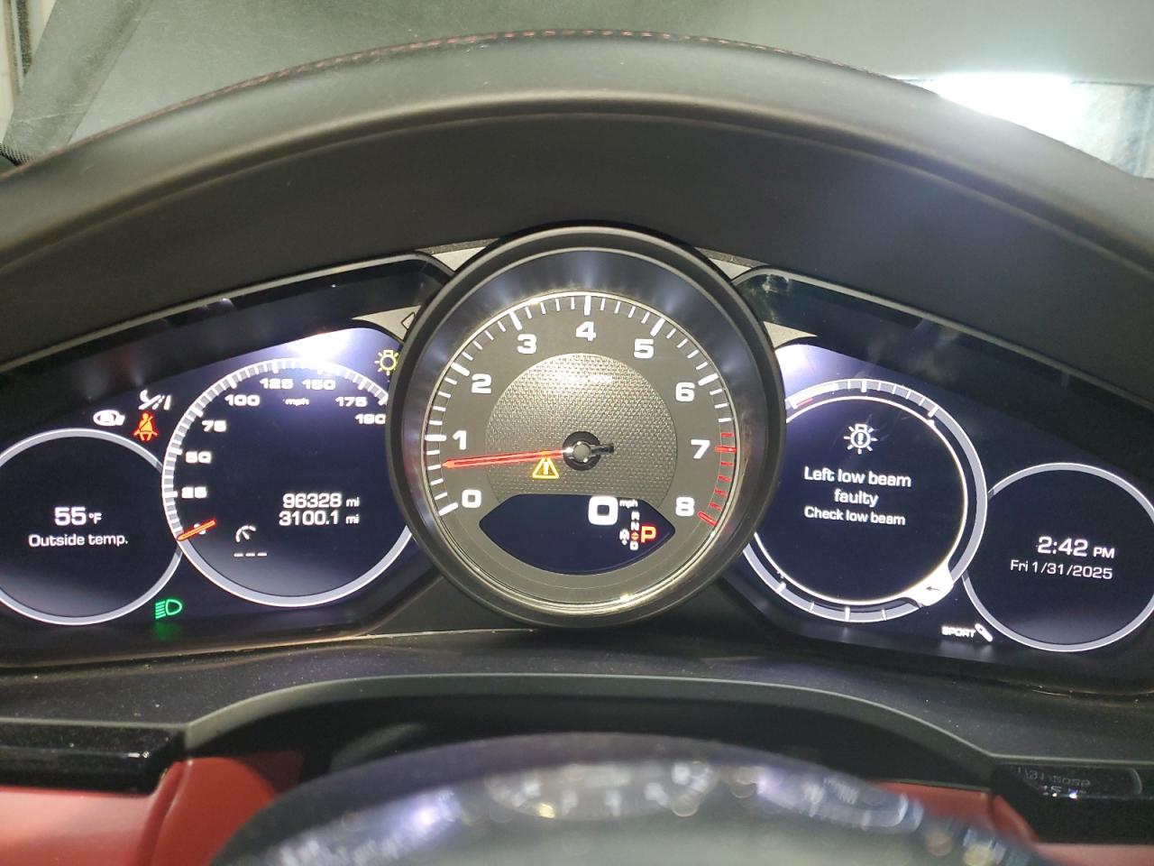 2021 Porsche Cayenne VIN WP1AB2AY5MDA28050 Copart auction photo, front end damage thumbnail 9