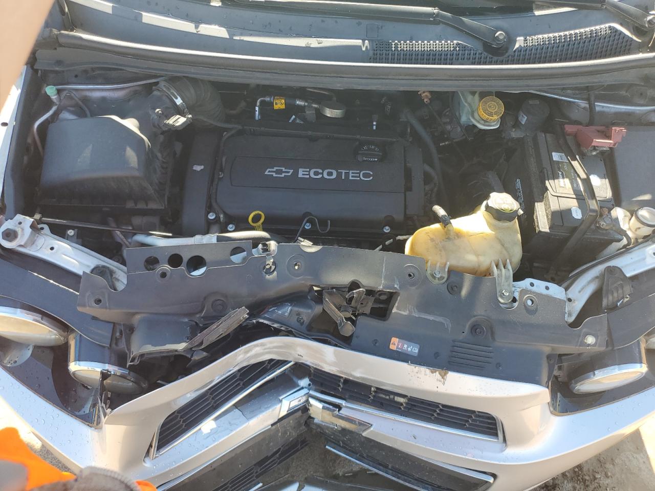 2014 Chevrolet Sonic VIN 1G1JC5SH8E4106409 Copart auction photo, front end damage thumbnail 13