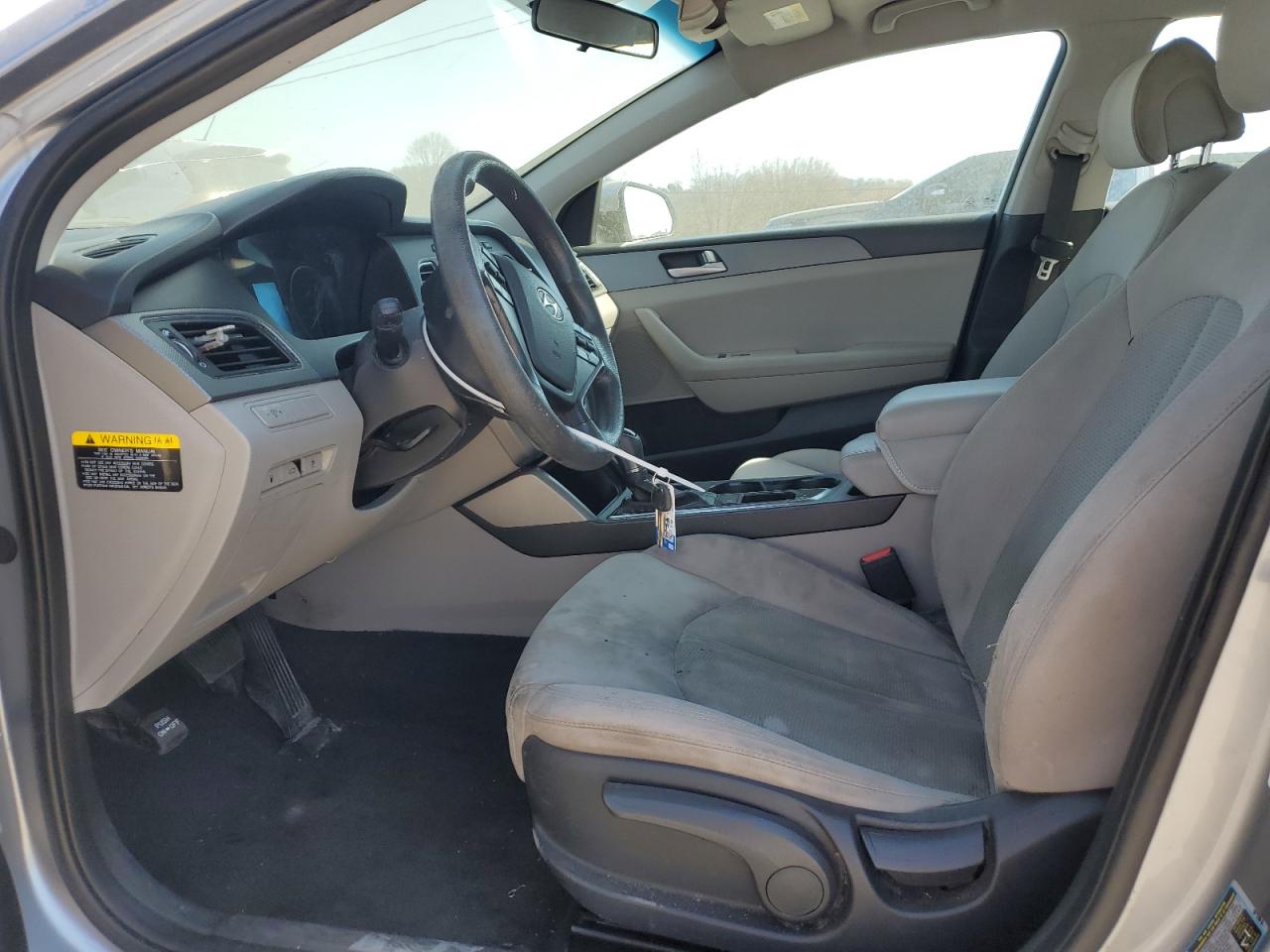 2017 Hyundai Sonata VIN 5NPE24AF4HH442577 Copart auction photo, front end damage thumbnail 7