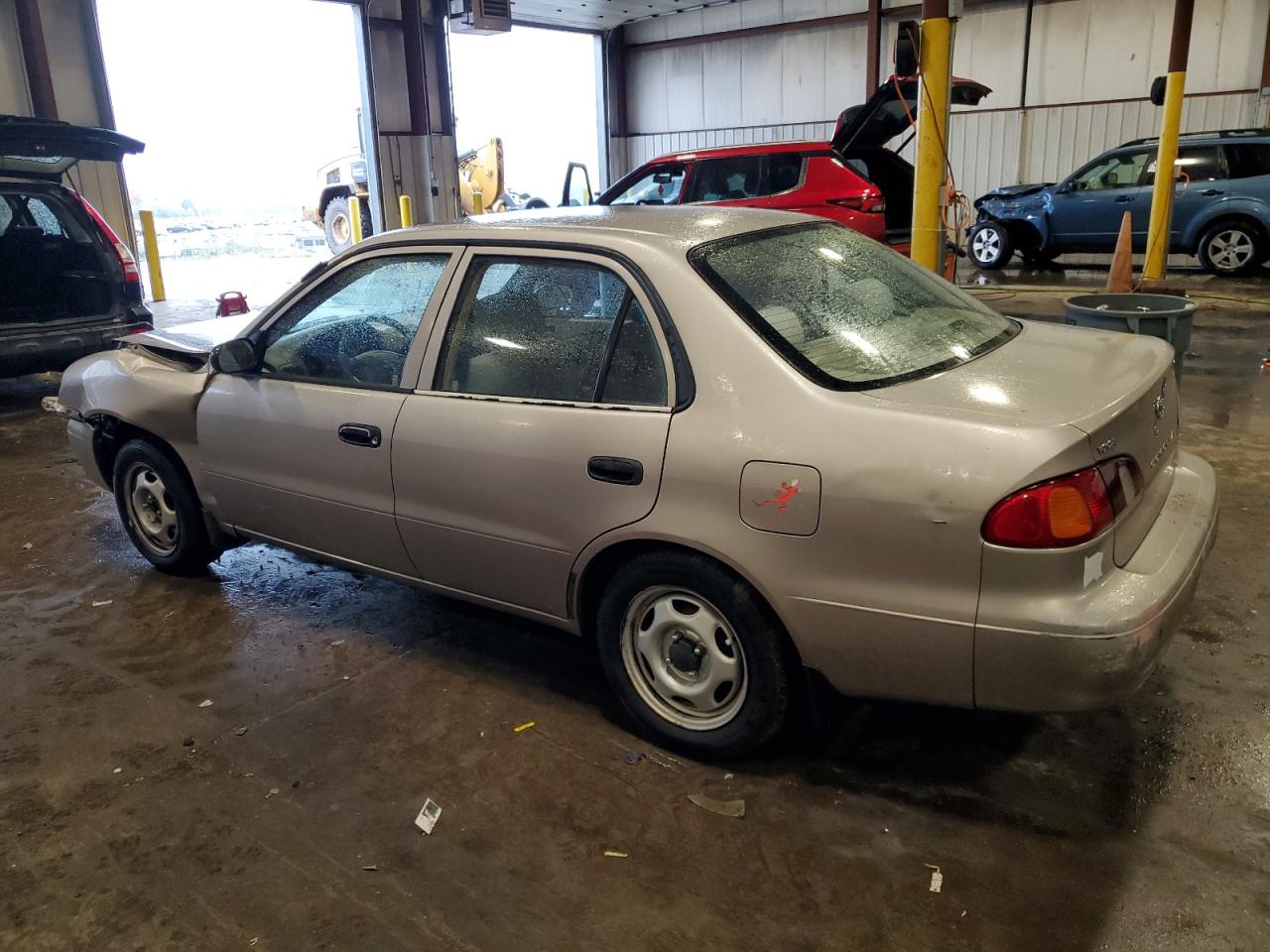 1999 Toyota Corolla VIN 2T1BR12E9XC242816 Copart auction photo, front end damage thumbnail 2