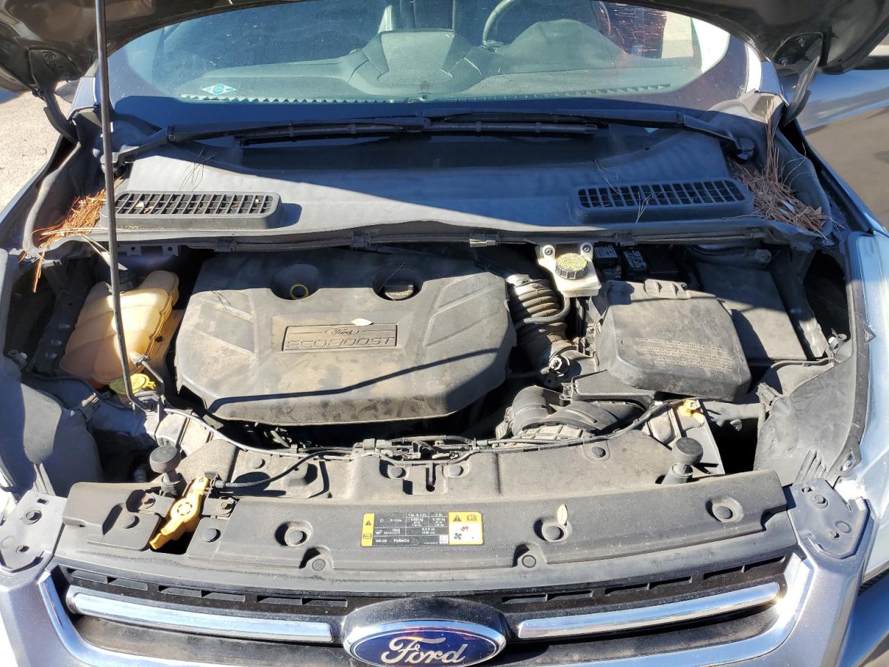 2014 Ford Escape VIN 1FMCU0J90EUB71275 Copart auction photo, rear end damage thumbnail 12