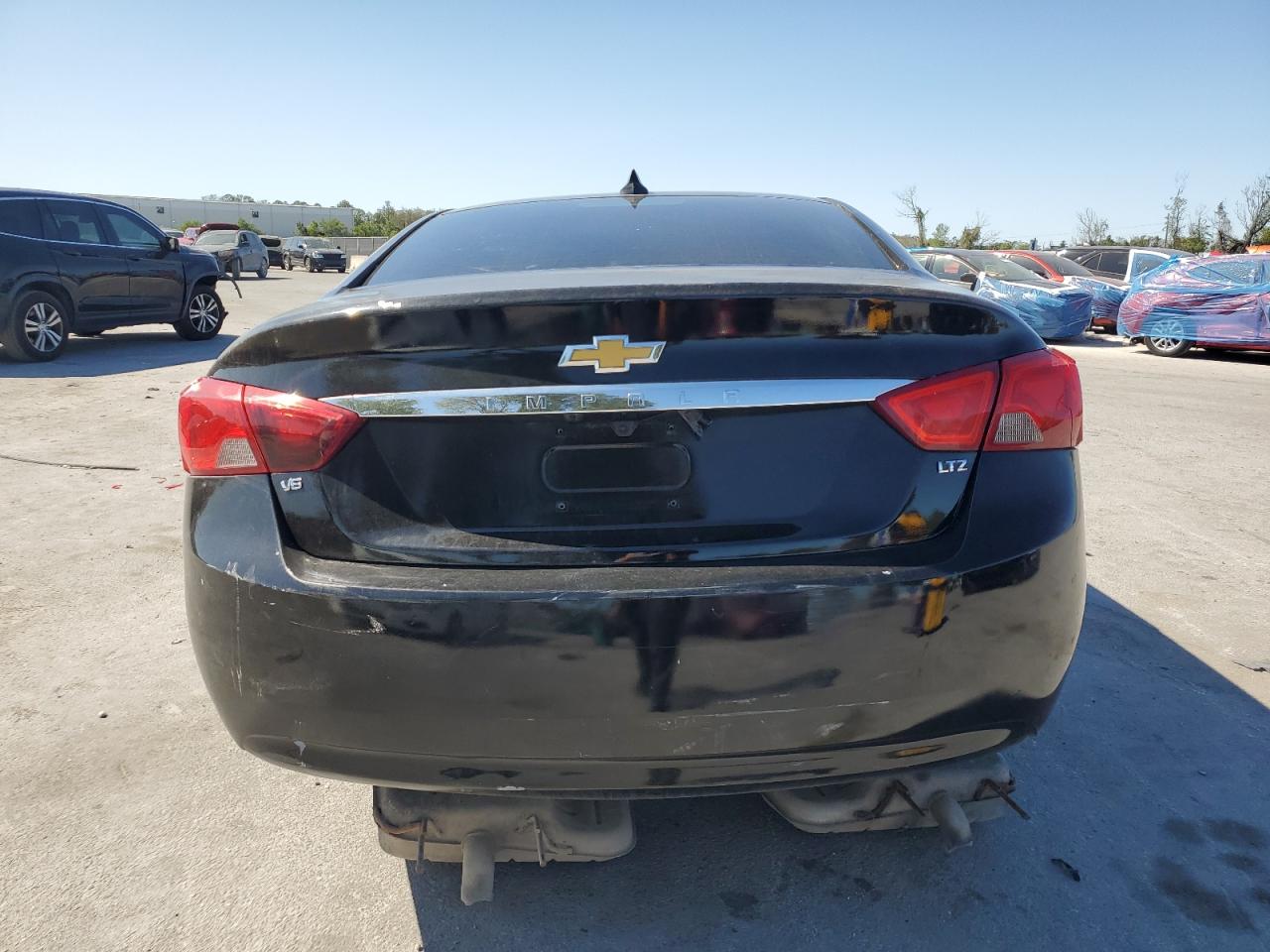 2016 Chevrolet Impala VIN 2G1115S30G9127054 Copart auction photo, front end / side damage thumbnail 6