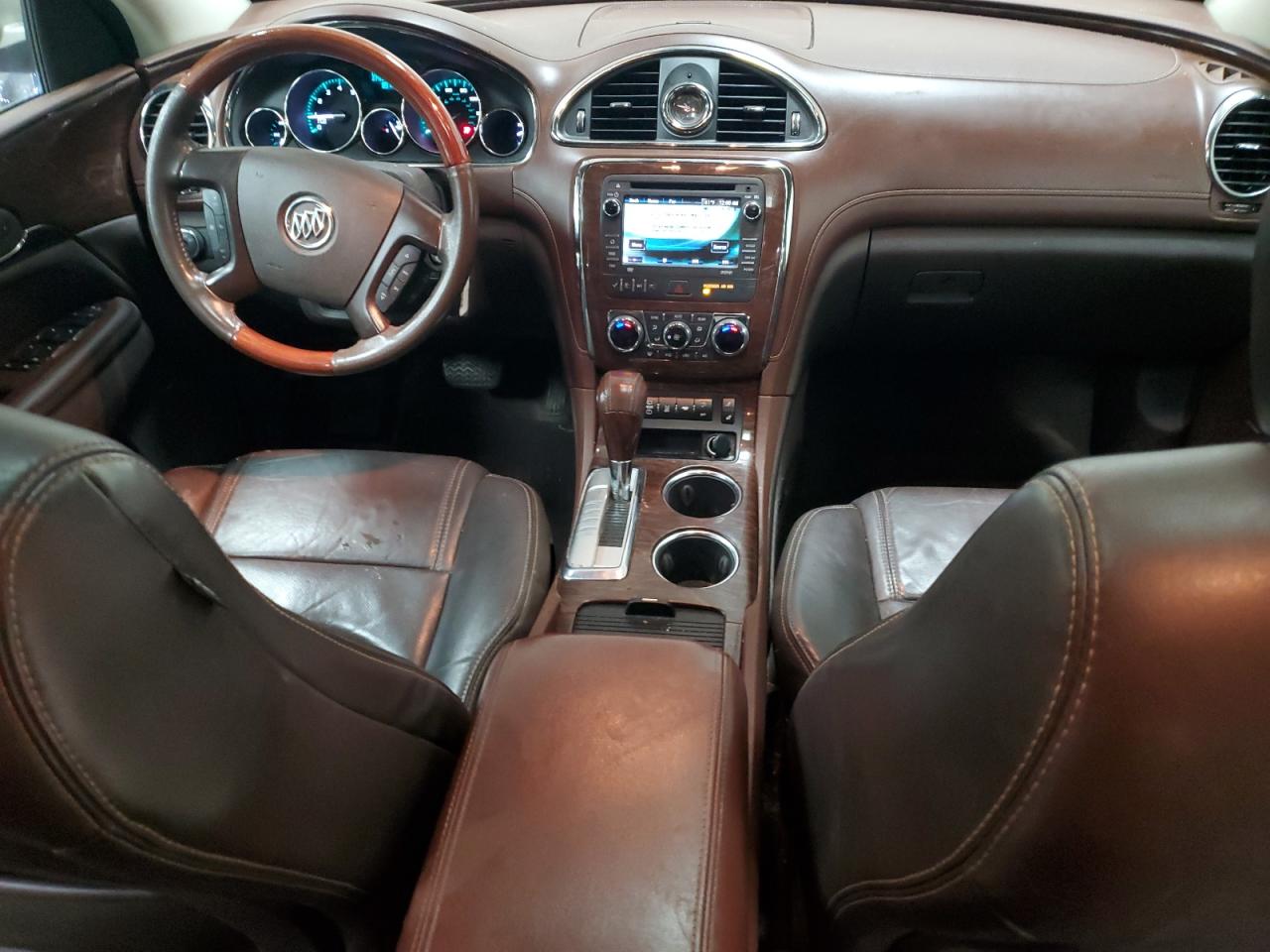 2013 Buick Enclave VIN 5GAKVCKD9DJ113829 Copart auction photo, front end / side damage thumbnail 8