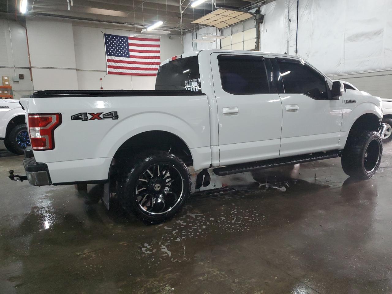 2020 Ford F-150 VIN 1FTEW1E55LFC42816 Copart auction photo, front end / undercarriage damage thumbnail 3