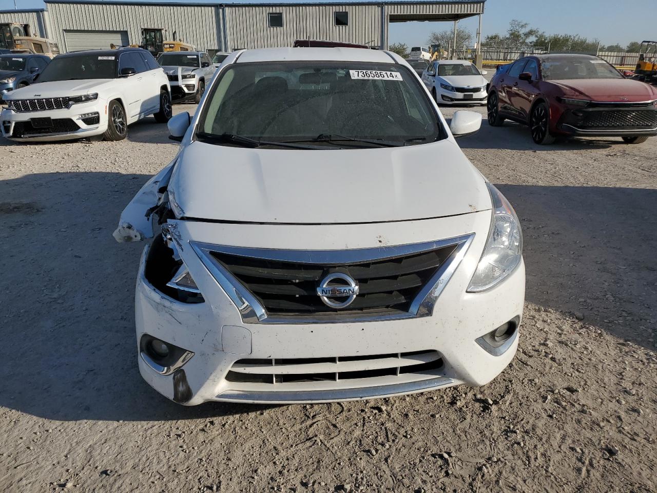 2017 Nissan Versa VIN 3N1CN7AP6HL902088 Copart auction photo, front end / all over damage thumbnail 5