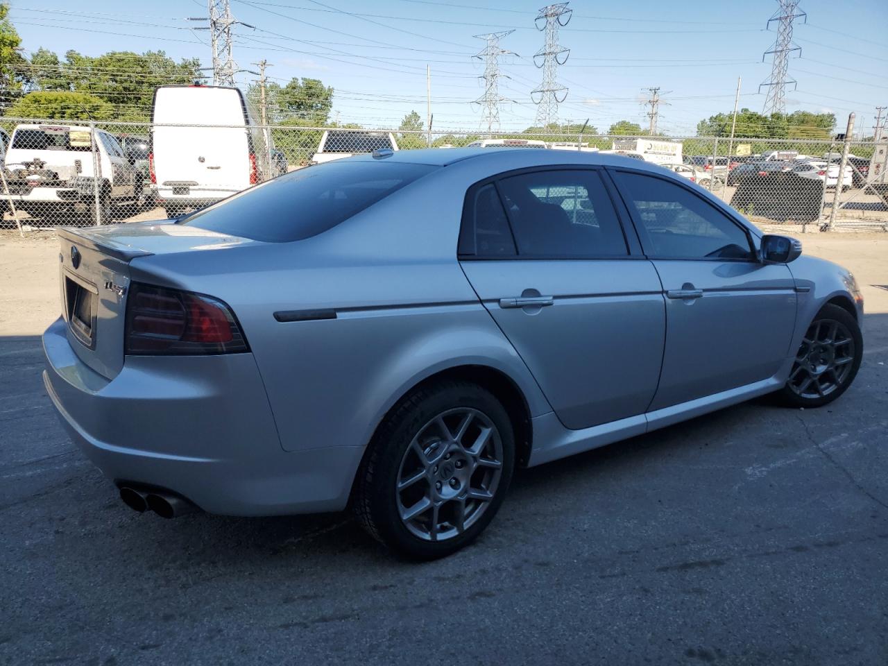2008 Acura TL VIN 19UUA76548A044150 Copart auction photo, burn - engine / mechanical damage thumbnail 3