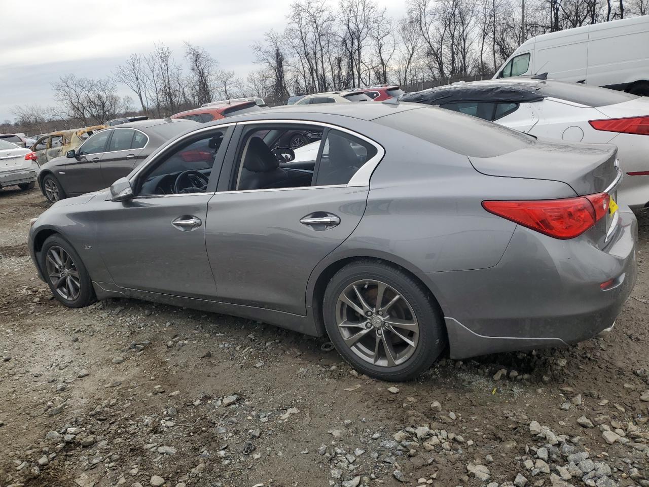 2017 Infiniti Q50 VIN JN1EV7AP8HM740429 Copart auction photo, minor dent/scratches damage thumbnail 2