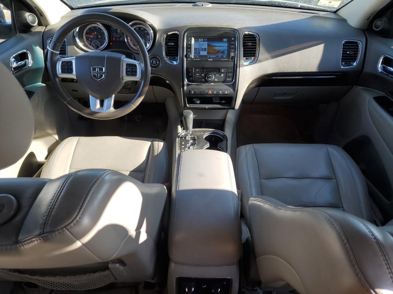 2011 Dodge Durango VIN 1D4RE4GG3BC663053 Copart auction photo, front end damage thumbnail 8