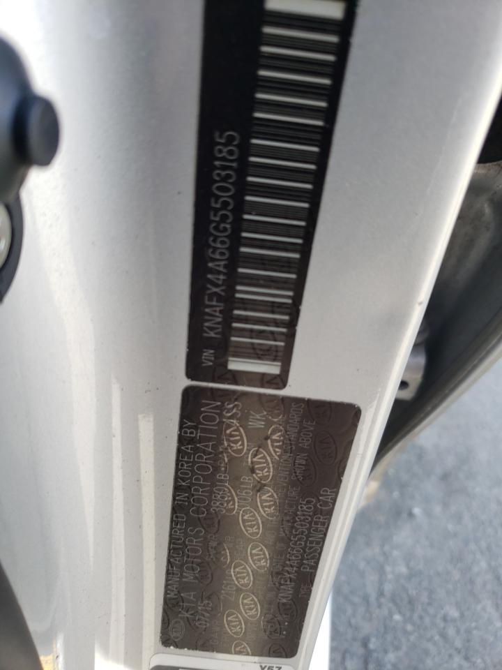 2016 KIA Forte VIN KNAFX4A66G5503185 Copart auction photo, normal wear damage thumbnail 12