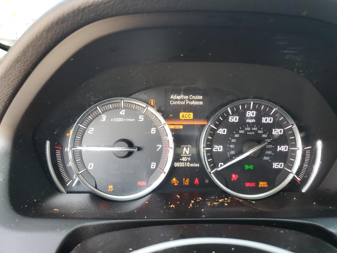 2018 Acura TLX VIN 19UUB3F77JA001807 Copart auction photo, all over damage thumbnail 9