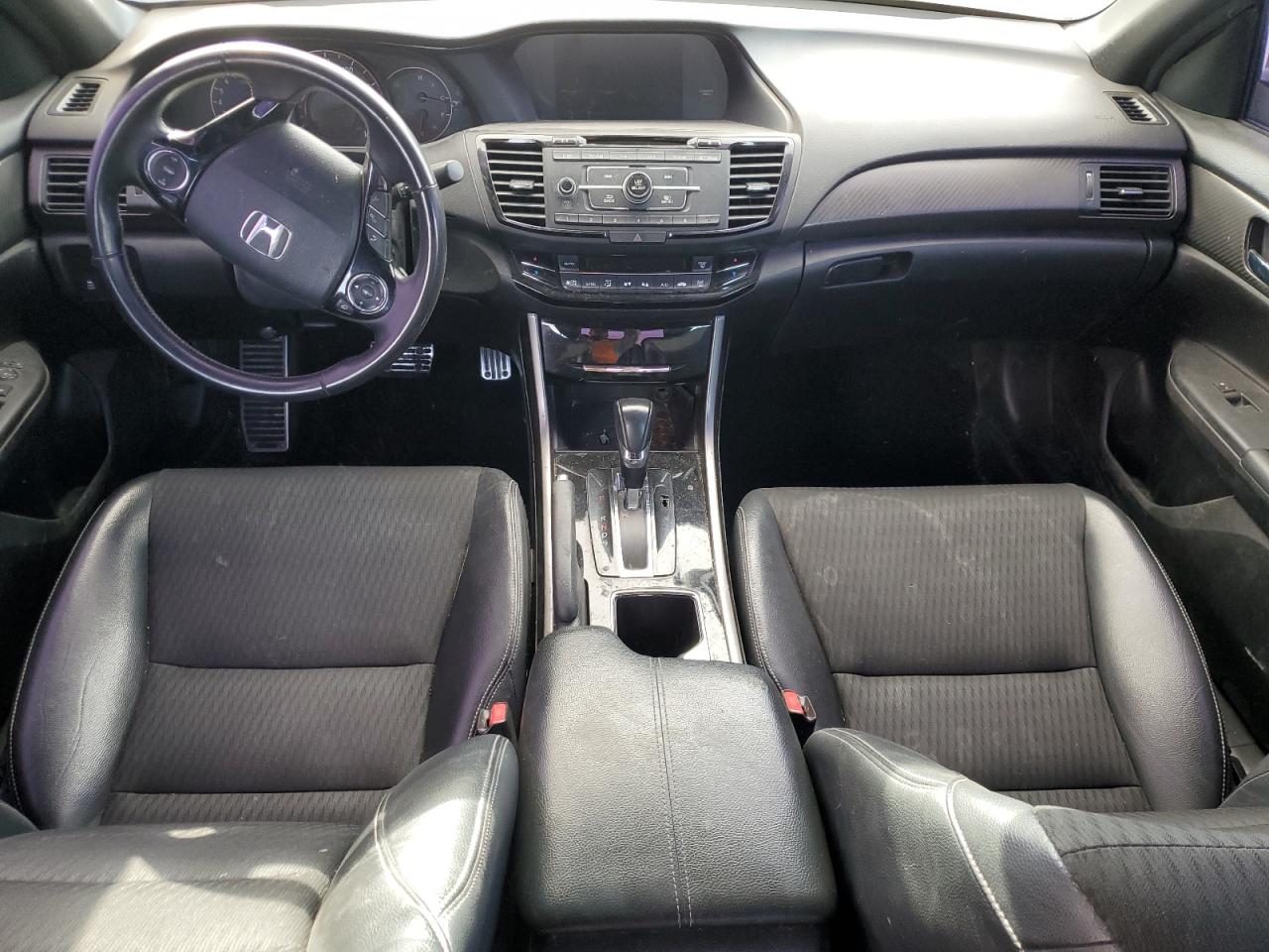 2016 Honda Accord VIN 1HGCR2F5XGA066188 Copart auction photo, rear end damage thumbnail 8