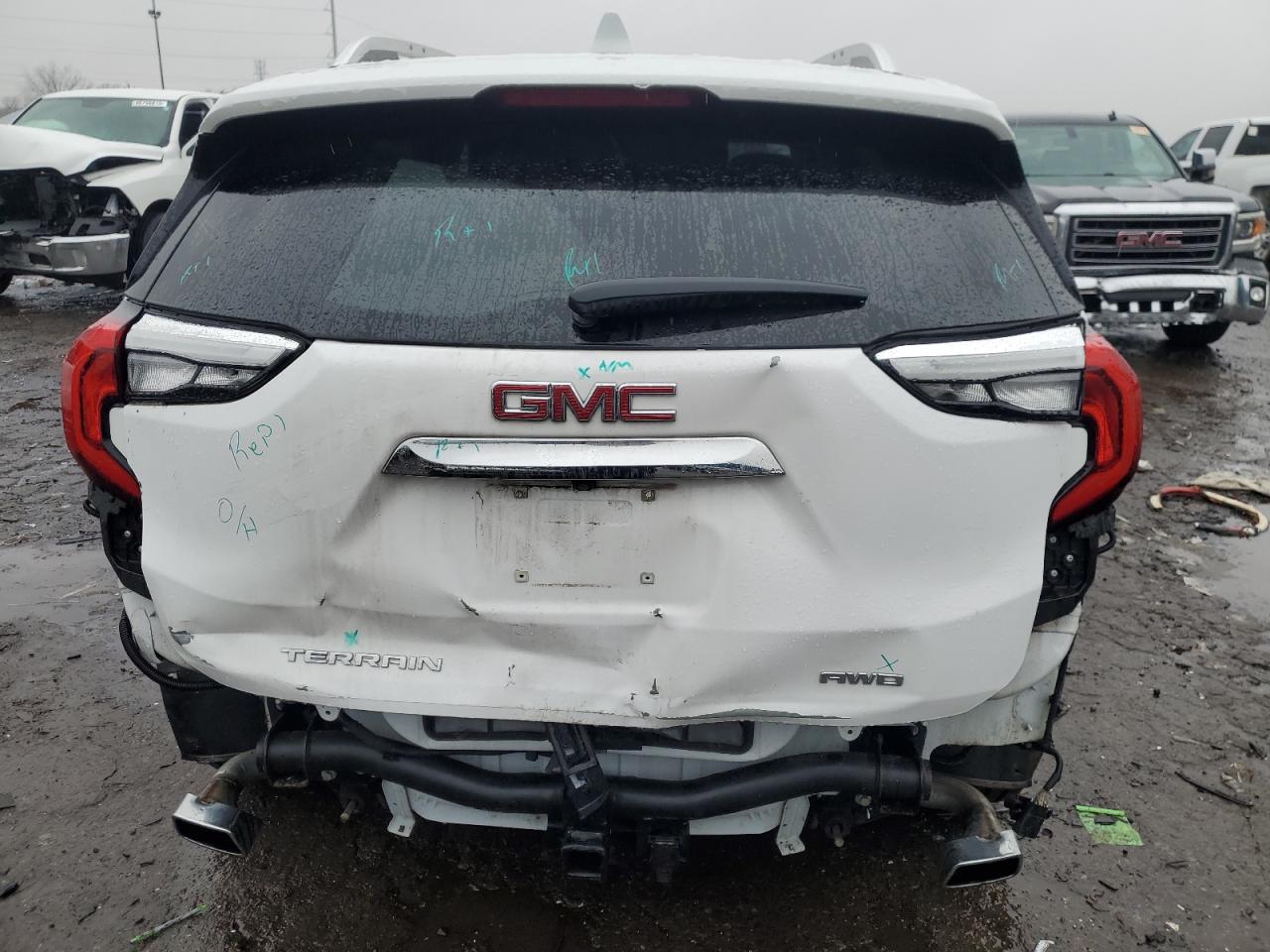 2019 GMC Terrain VIN 3GKALXEX1KL265658 Copart auction photo, rear end damage thumbnail 6
