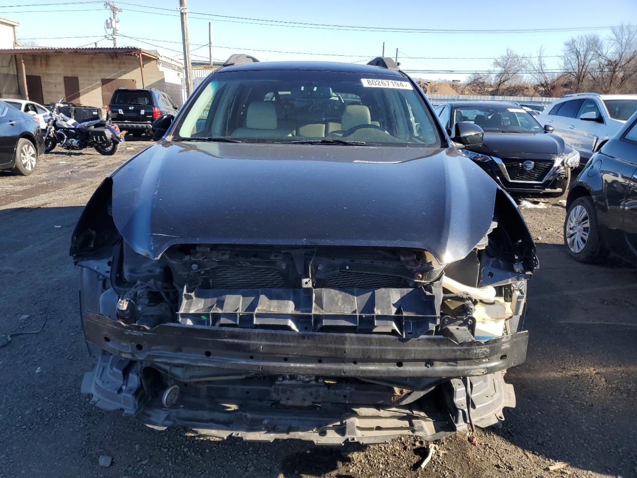 2013 Subaru Outback VIN 4S4BRBKC2D3260773 Copart auction photo, front end damage thumbnail 5