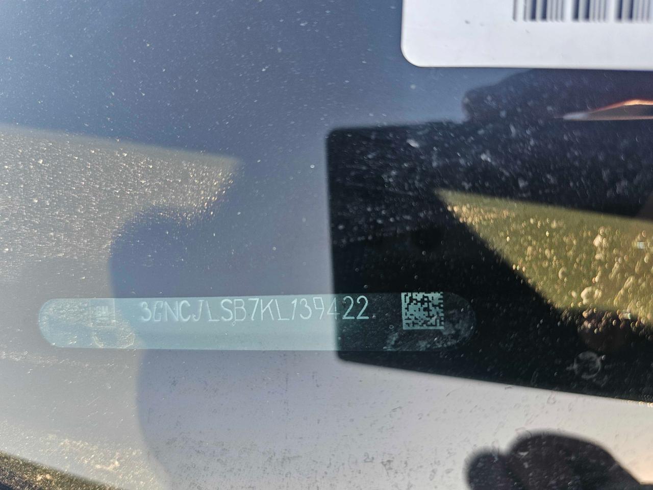 2019 Chevrolet Trax VIN 3GNCJLSB7KL139422 Copart auction photo, minor dent/scratches / normal wear damage thumbnail 10