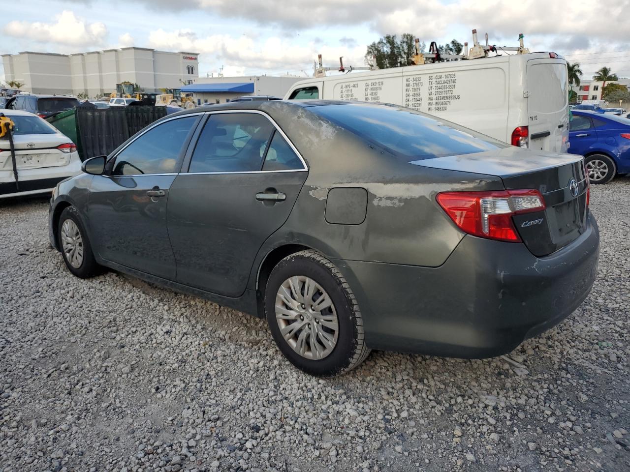2014 Toyota Camry VIN 4T1BF1FK0EU803487 Copart auction photo, side damage thumbnail 2