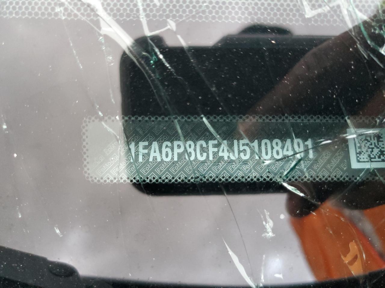 2018 Ford Mustang VIN 1FA6P8CF4J5108491 Copart auction photo, front end / rear end damage thumbnail 13
