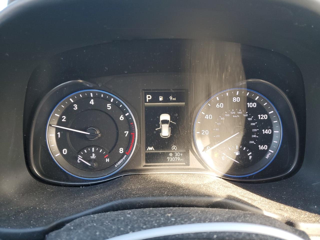 2022 Hyundai Kona VIN KM8K2CAB5NU768606 Copart auction photo, front end damage thumbnail 9