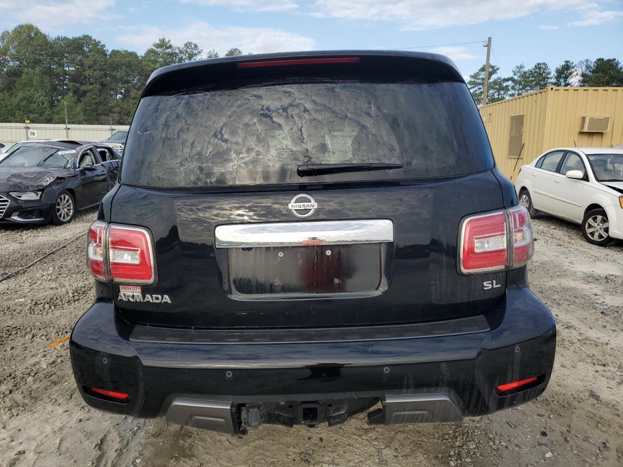 2019 Nissan Armada VIN JN8AY2NC9K9588480 Copart auction photo, front end / side damage thumbnail 6