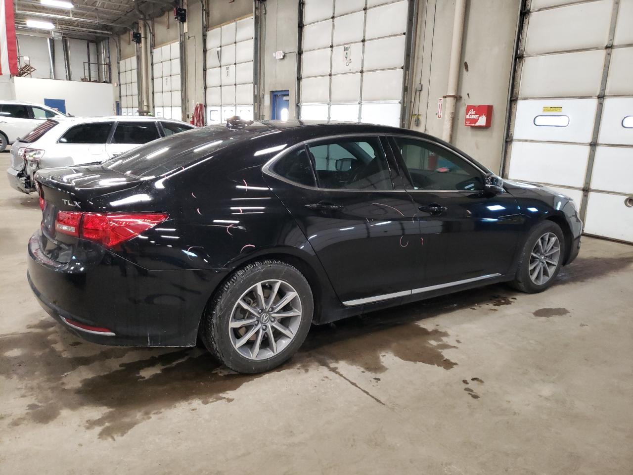 2018 Acura TLX VIN 19UUB1F35JA001600 Copart auction photo, rear end damage thumbnail 3