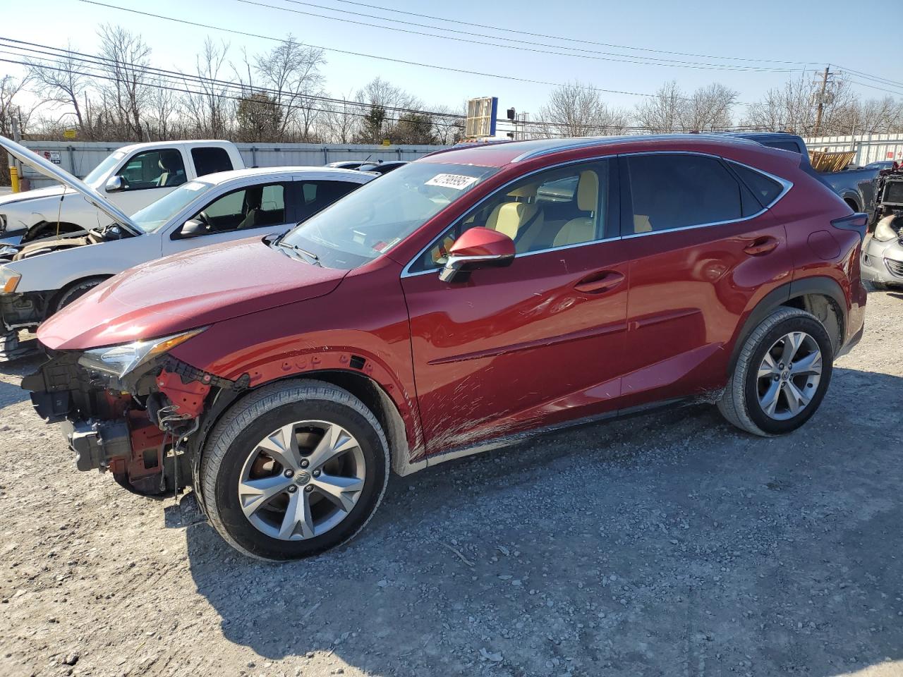 2017 Lexus NX VIN JTJBARBZ2H2101432