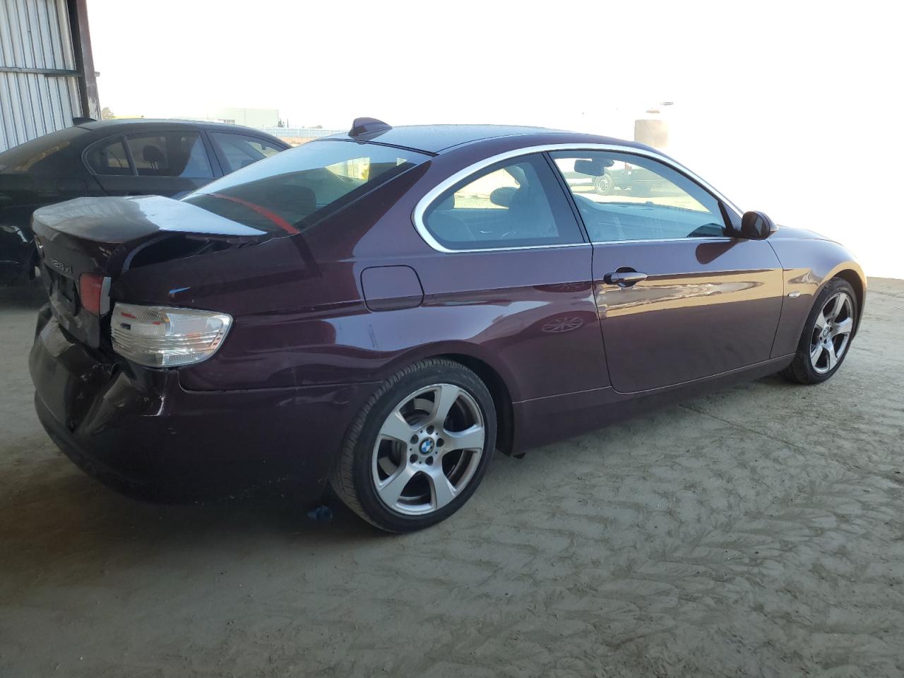 2008 BMW 3er VIN WBAWC33538PD09409 Copart auction photo, rear end damage thumbnail 3