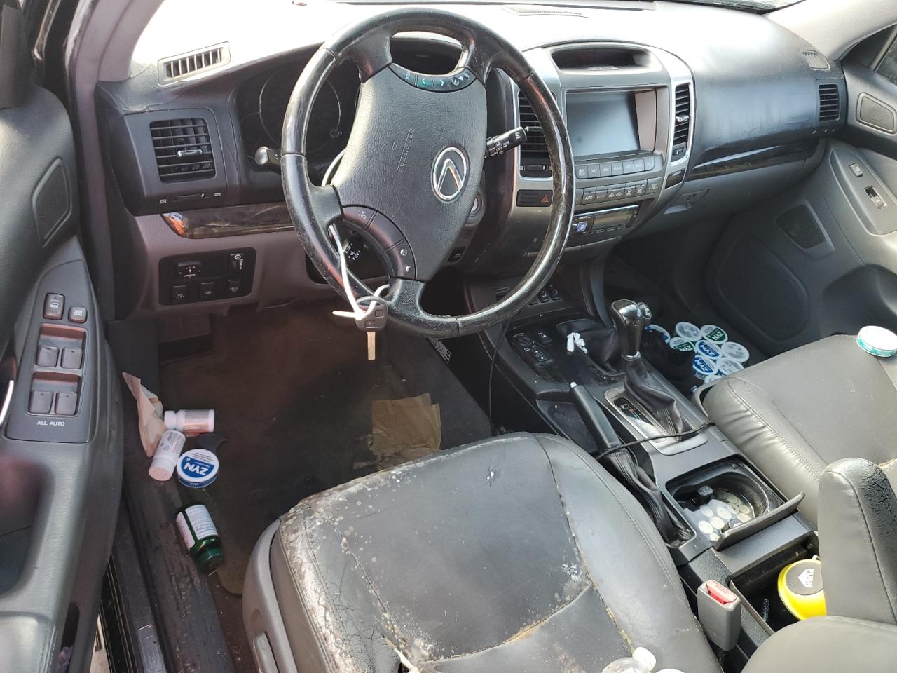 2005 Lexus GX VIN JTJBT20XX50074815 Copart auction photo, water/flood damage thumbnail 8