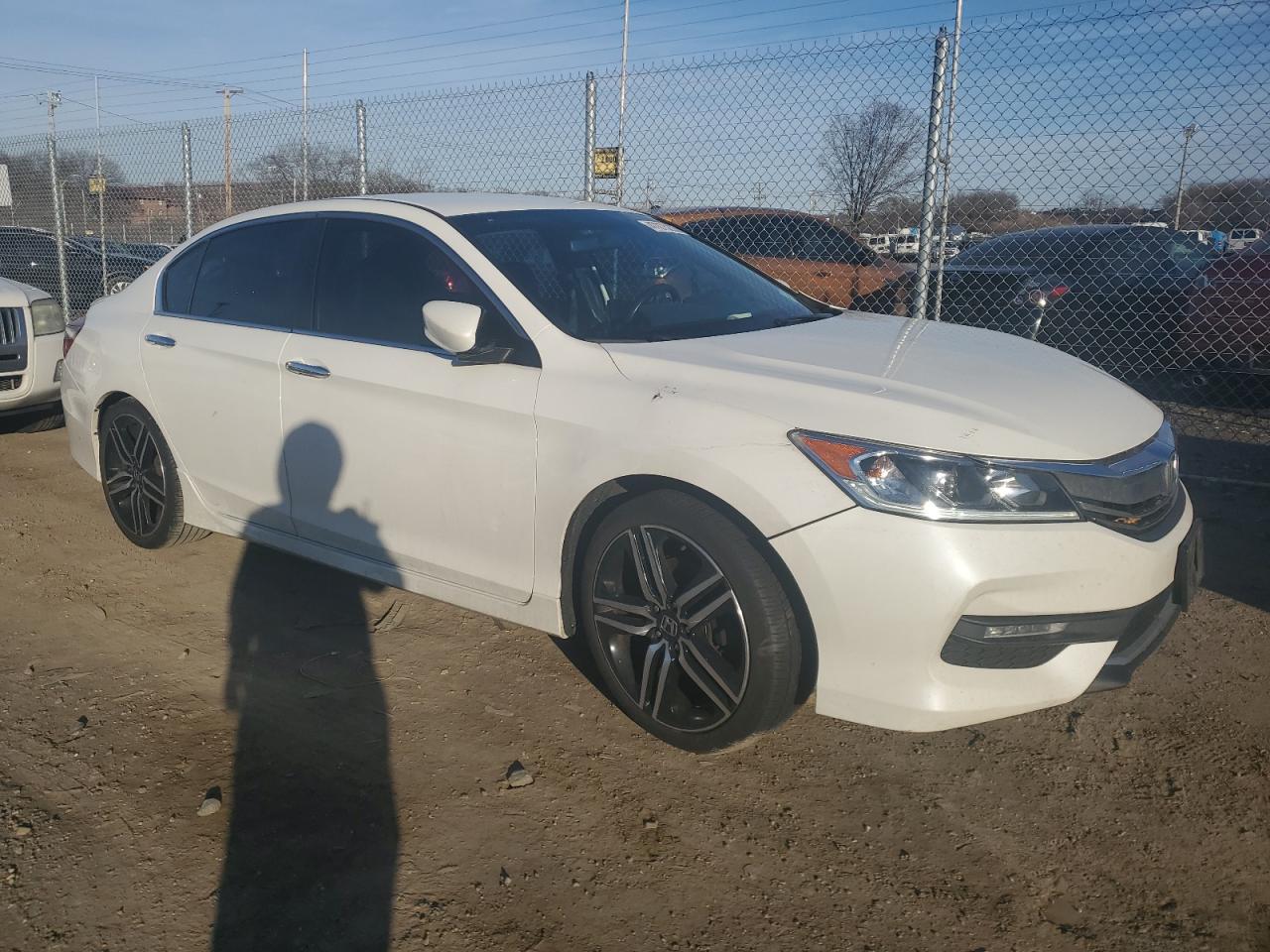 2016 Honda Accord VIN 1HGCR2F53GA187435 Copart auction photo, undercarriage / front end damage thumbnail 4
