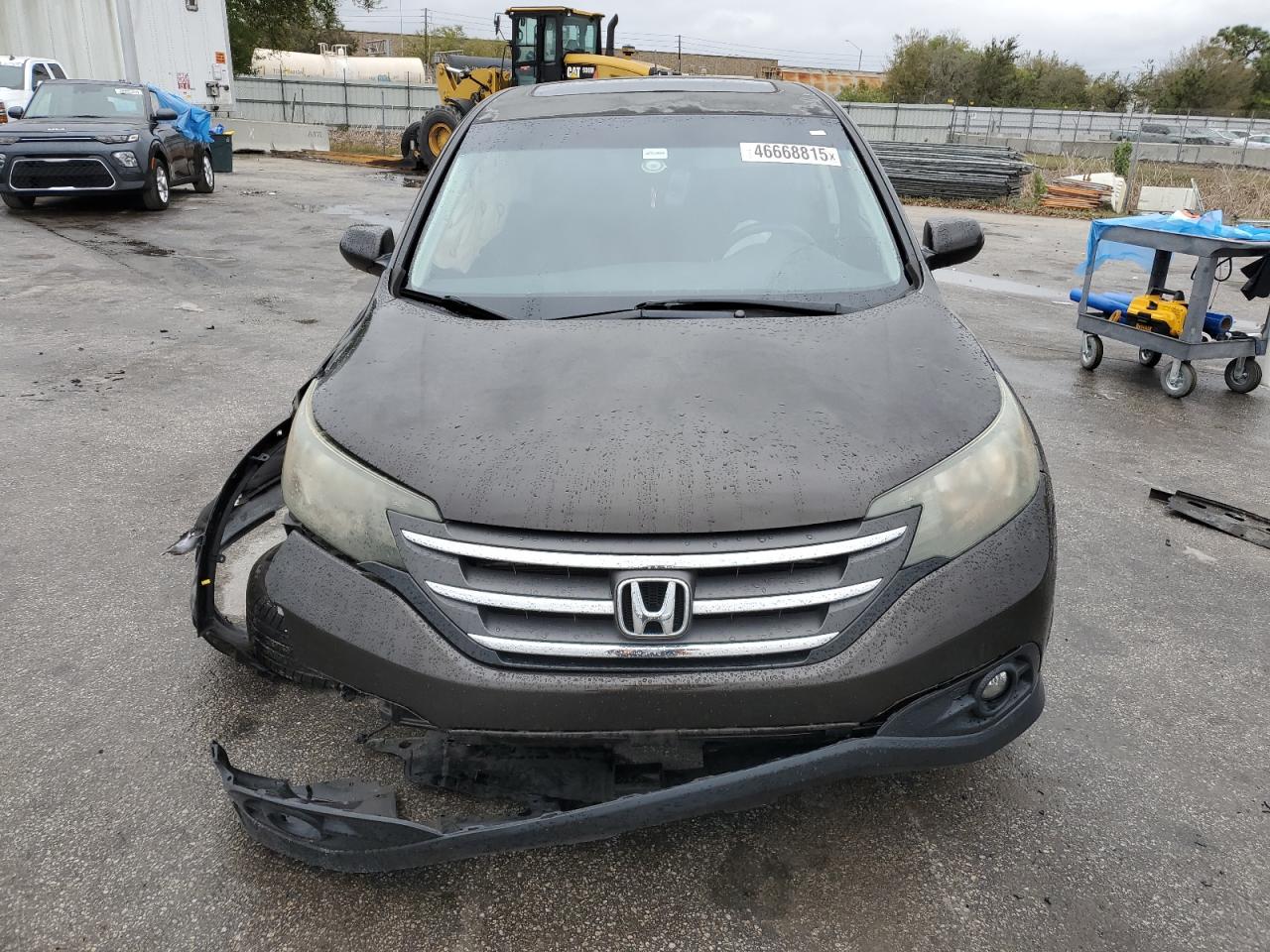 2013 Honda CR-V VIN 5J6RM4H53DL039103 Copart auction photo, front end / side damage thumbnail 5