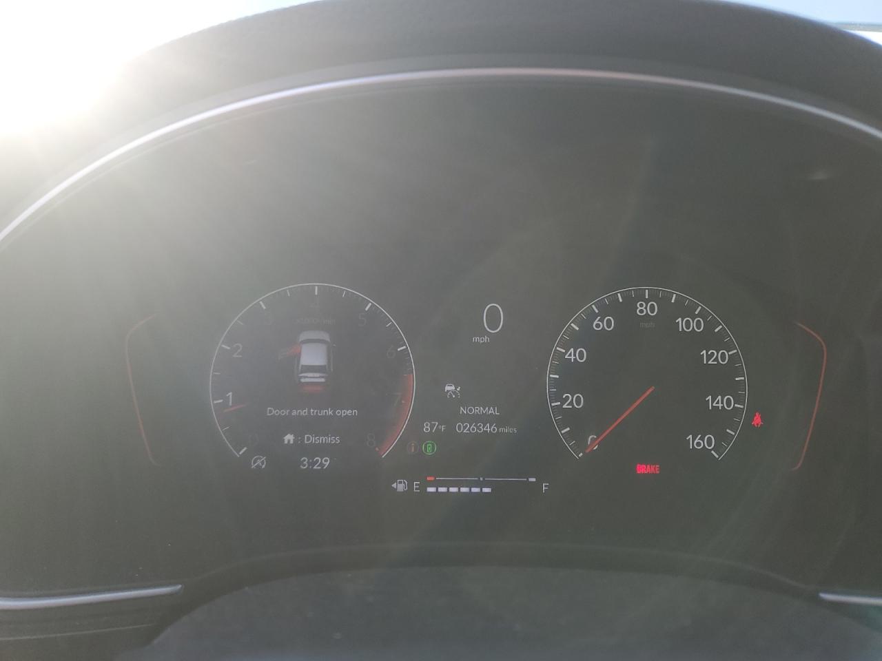 2023 Honda Civic VIN 2HGFE1E58PH476204 Copart auction photo, rear end / minor dent/scratches damage thumbnail 9