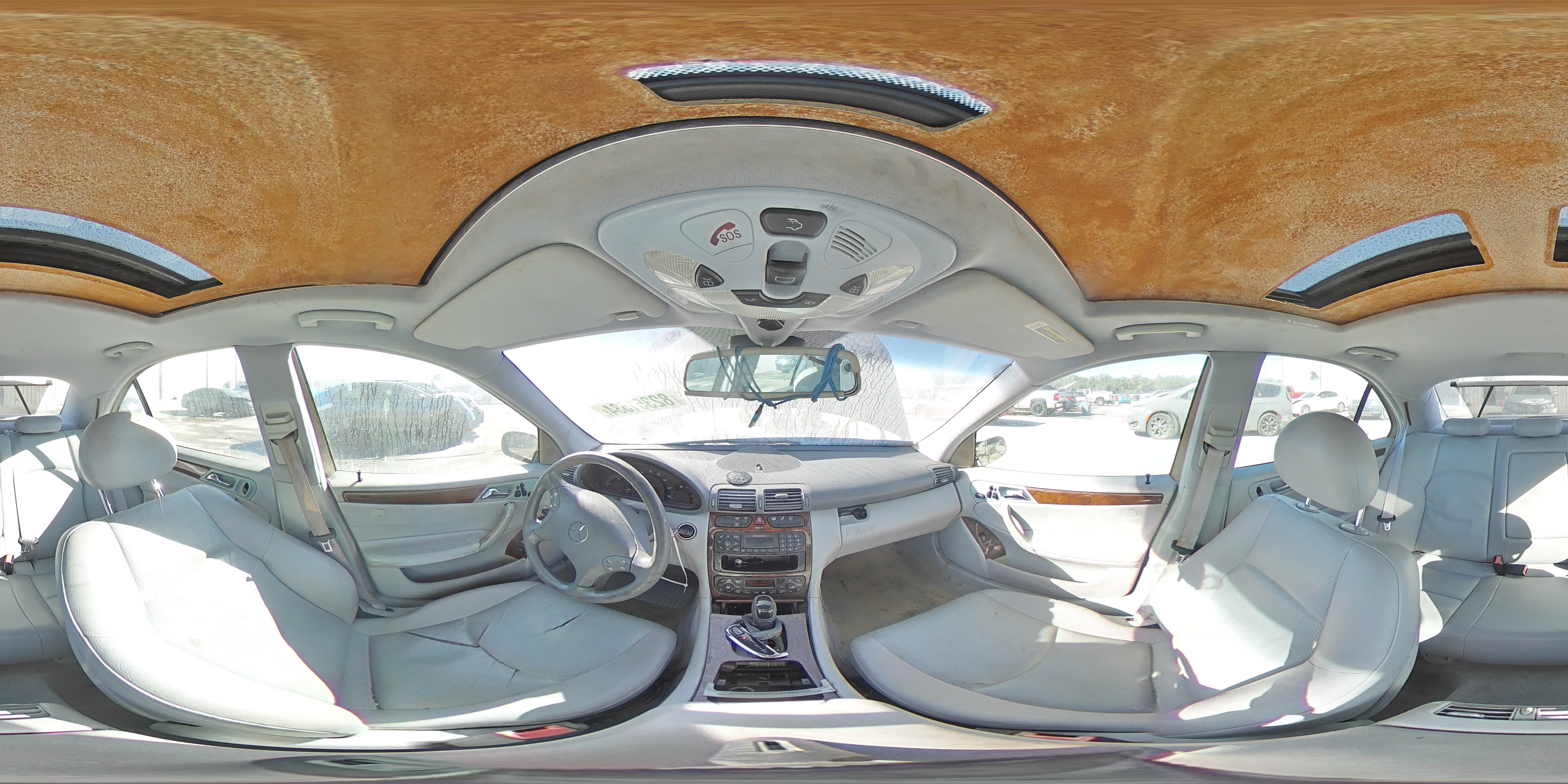 2003 Mercedes-Benz C-klasse VIN WDBRF64J73F309654 Copart auction photo, front end damage thumbnail 13