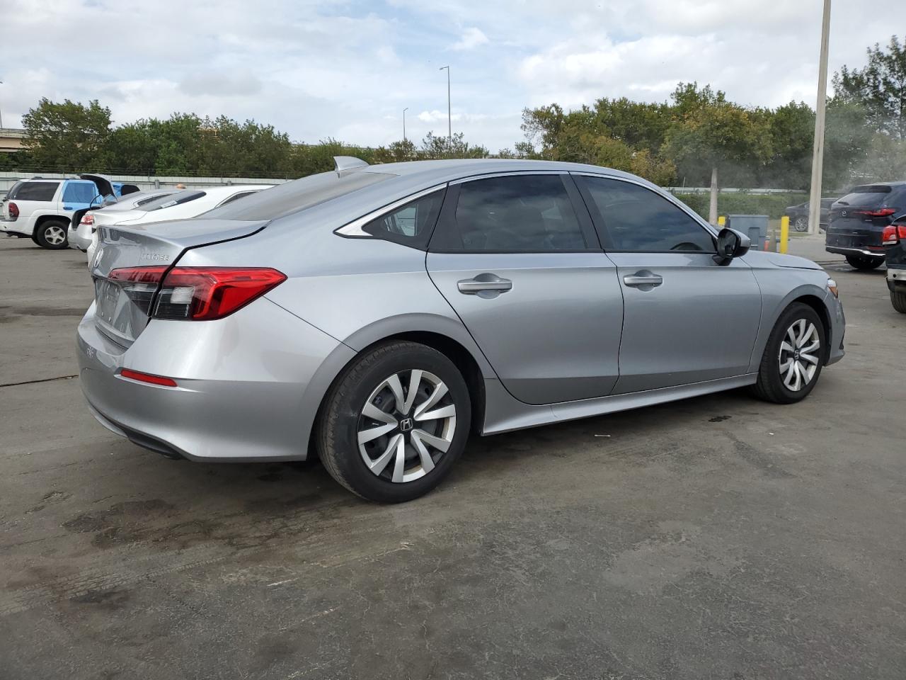 2023 Honda Civic VIN 2HGFE2F20PH542349 Copart auction photo, side damage thumbnail 3