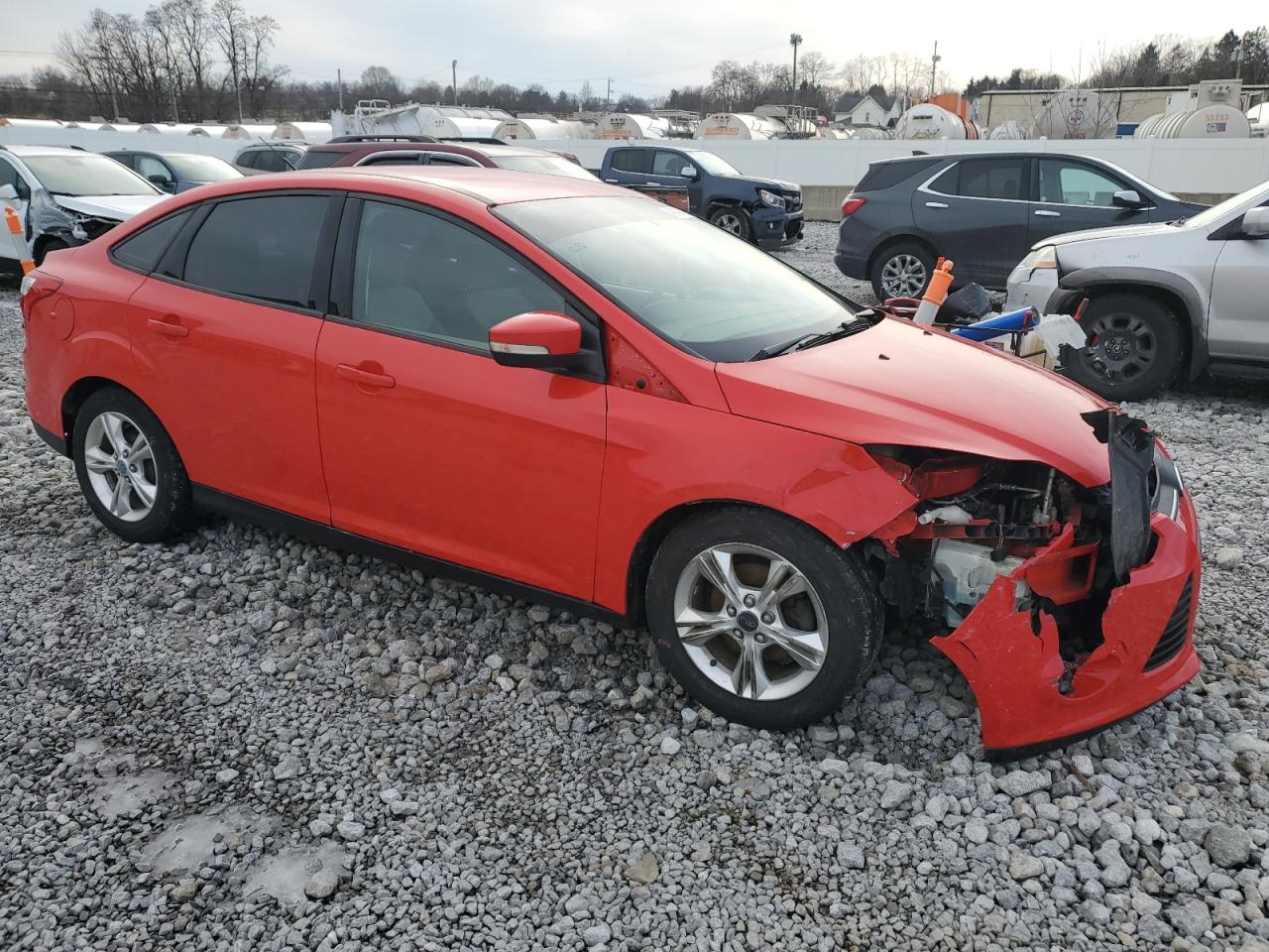 2013 Ford Focus VIN 1FADP3F26DL130513 Copart auction photo, front end damage thumbnail 4