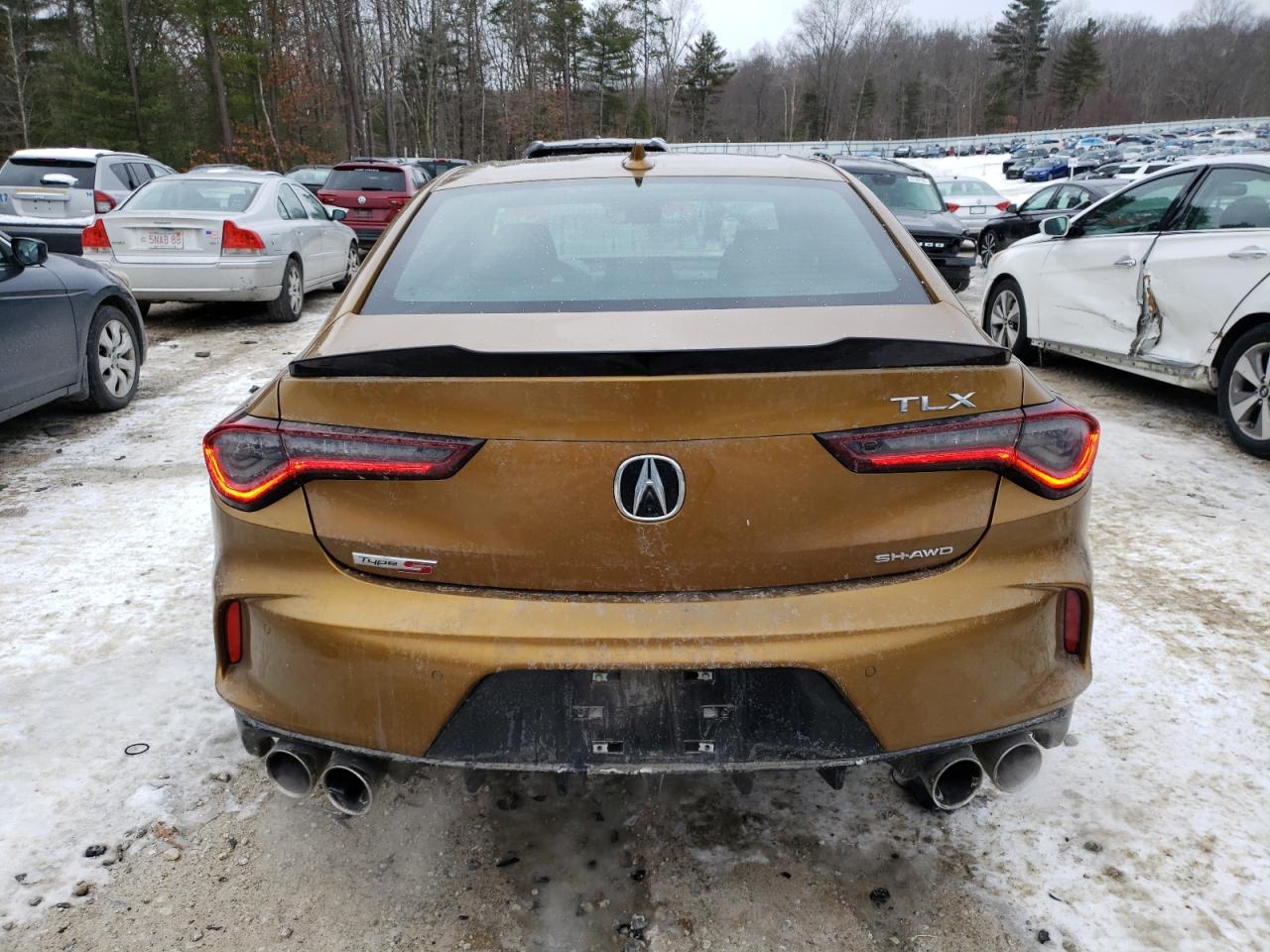 2023 Acura TLX VIN 19UUB7F9XPA003617 Copart auction photo, front end / minor dent/scratches damage thumbnail 6