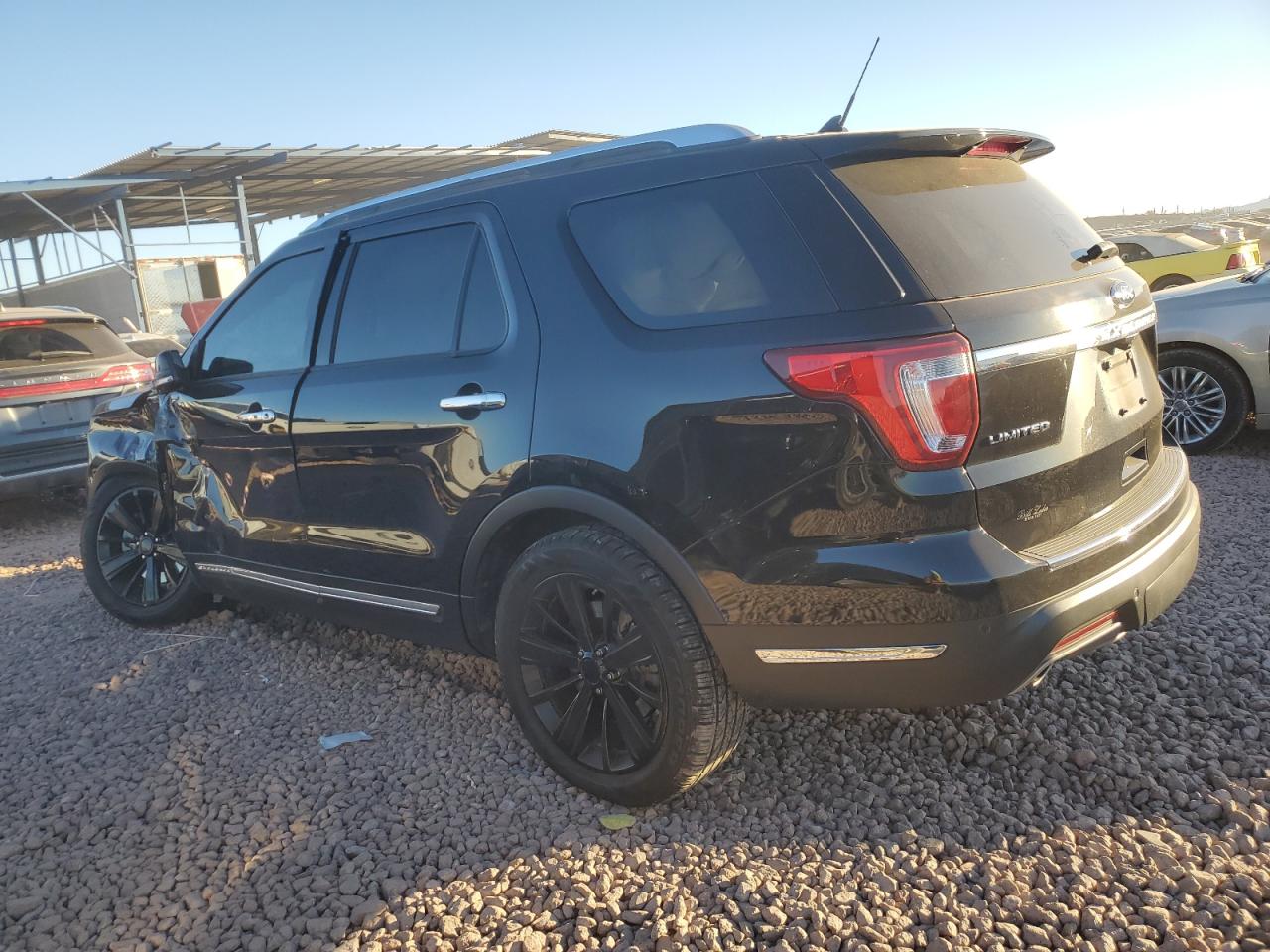 2019 Ford Explorer VIN 1FM5K7F89KGB13277 Copart auction photo, front end / side damage thumbnail 2