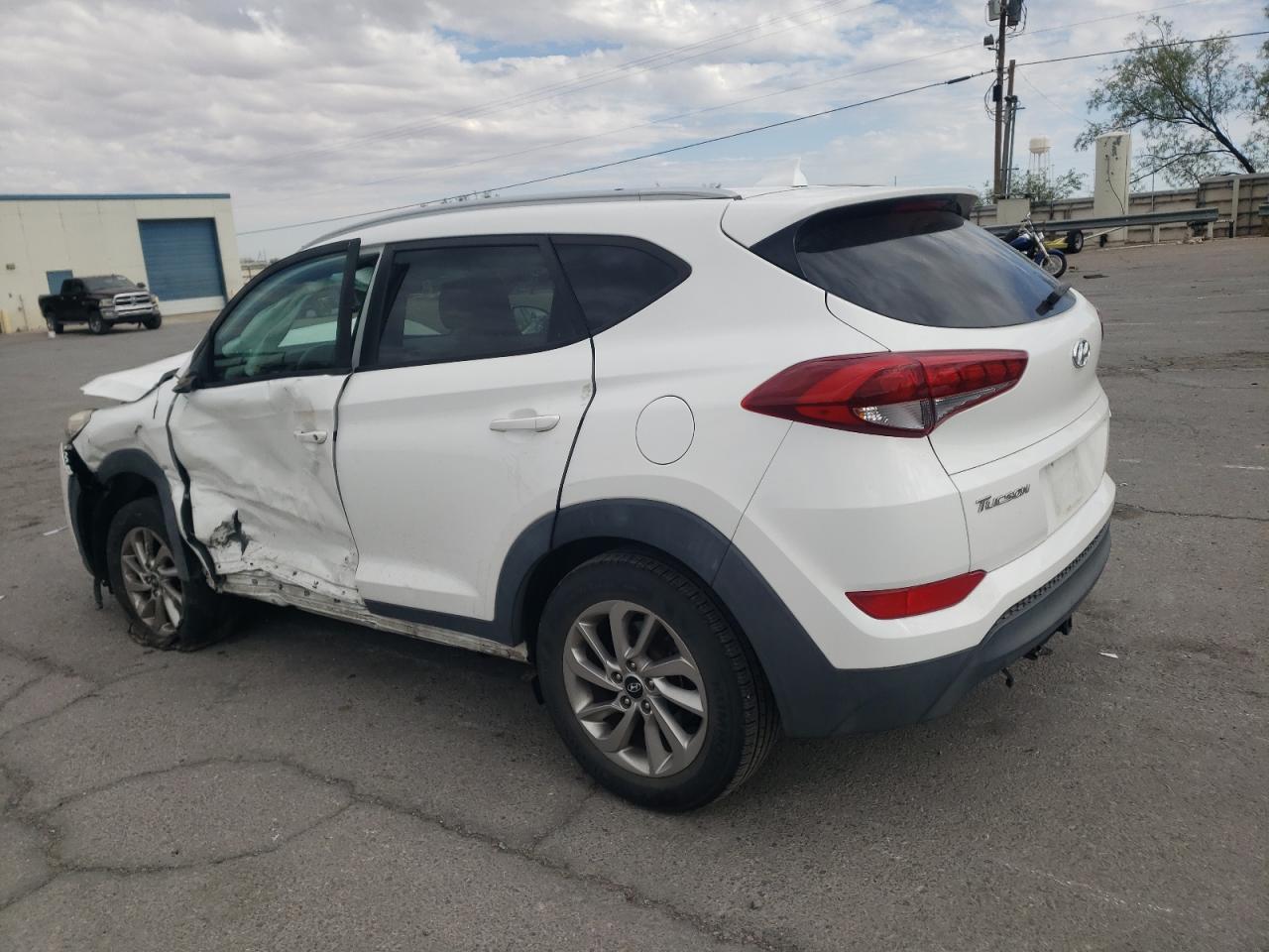 2017 Hyundai Tucson VIN KM8J3CA43HU562974 Copart auction photo, all over / undercarriage damage thumbnail 2