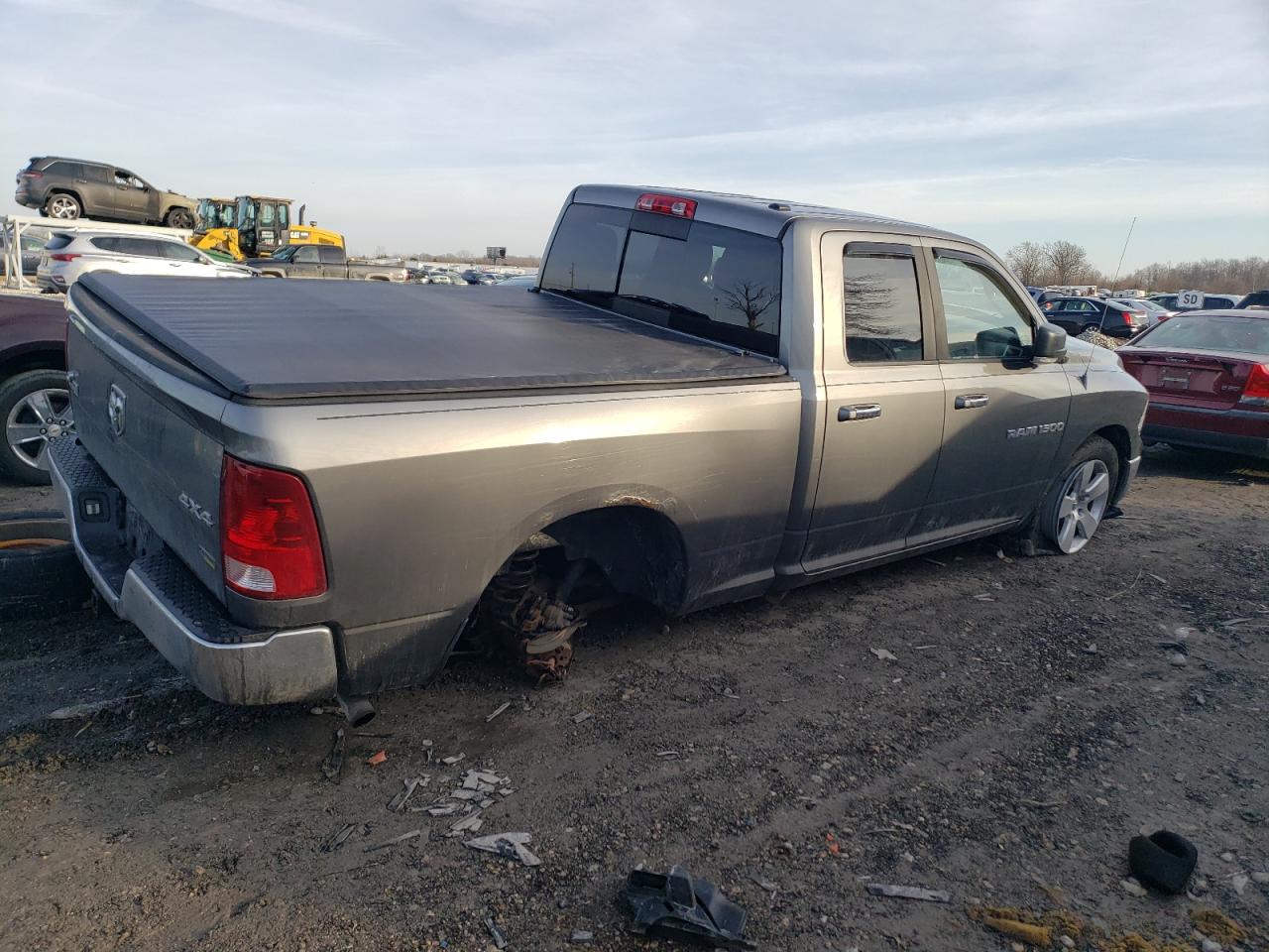 2011 Dodge RAM VIN 1D7RV1GP9BS613698 Copart auction photo, side / all over damage thumbnail 3