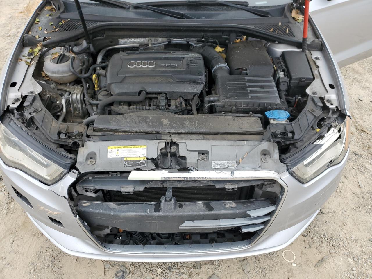 2015 Audi A3 VIN WAUACGFF8F1138580 Copart auction photo, front end / rear end damage thumbnail 11
