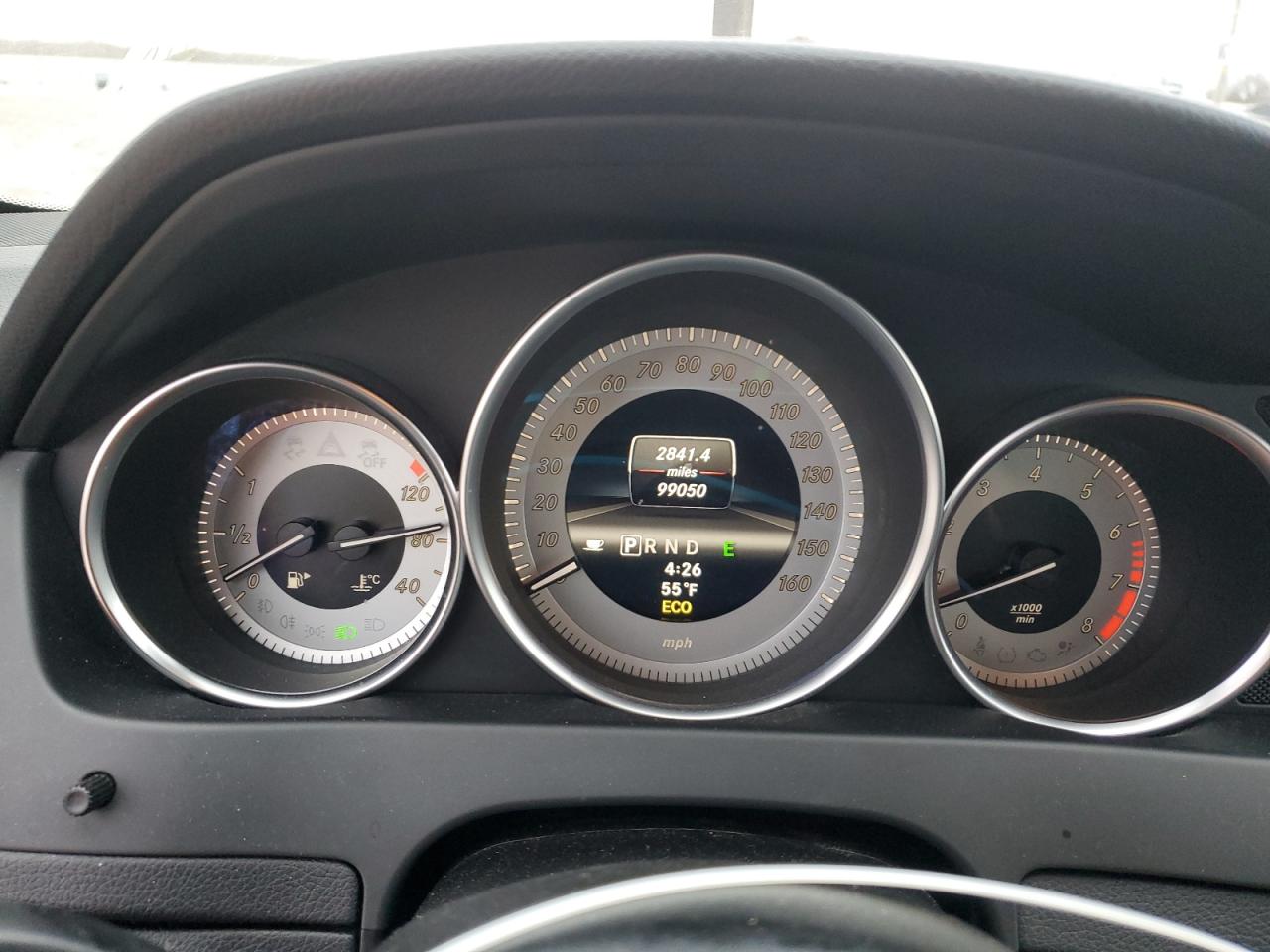 2013 Mercedes-Benz C-klasse VIN WDDGF8AB7DR276565 Copart auction photo, side damage thumbnail 9