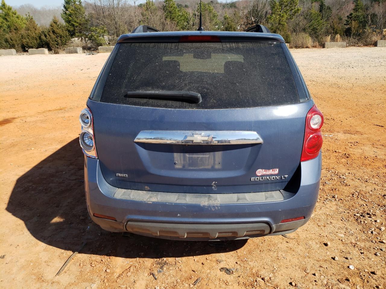 2011 Chevrolet Equinox VIN 2CNFLEEC2B6213622 Copart auction photo, rear end / front end damage thumbnail 6