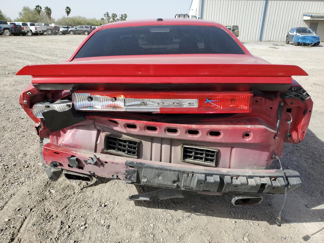 2012 Dodge Challenger VIN 2C3CDYBT8CH198869 Copart auction photo, rear end / undercarriage damage thumbnail 6