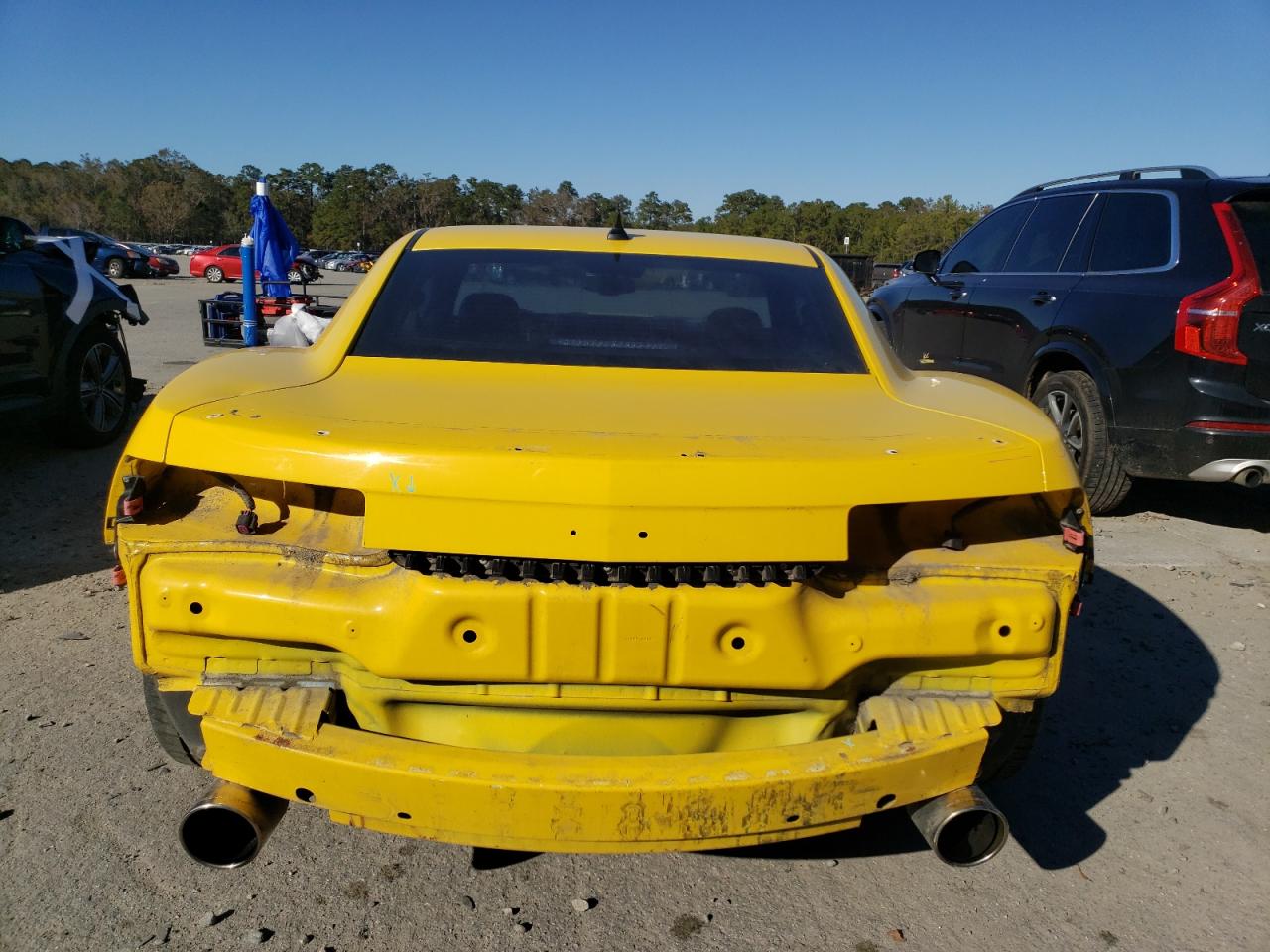 2010 Chevrolet Camaro VIN 2G1FJ1EJ3A9176040 Copart auction photo, rear end damage thumbnail 6