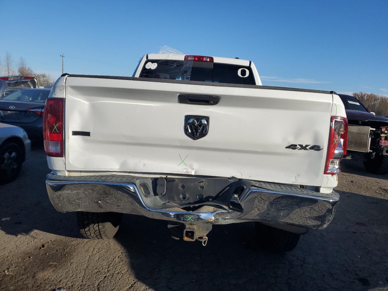 2010 Dodge RAM VIN 3D7TT2CT6AG178794 Copart auction photo, rear end damage thumbnail 6