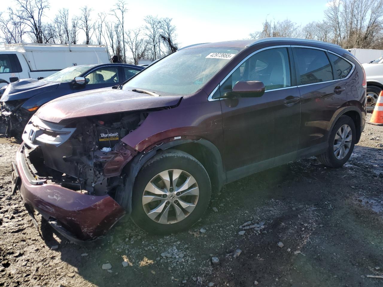 2014 Honda CR-V VIN 5J6RM4H77EL082376 - Copart auction photo