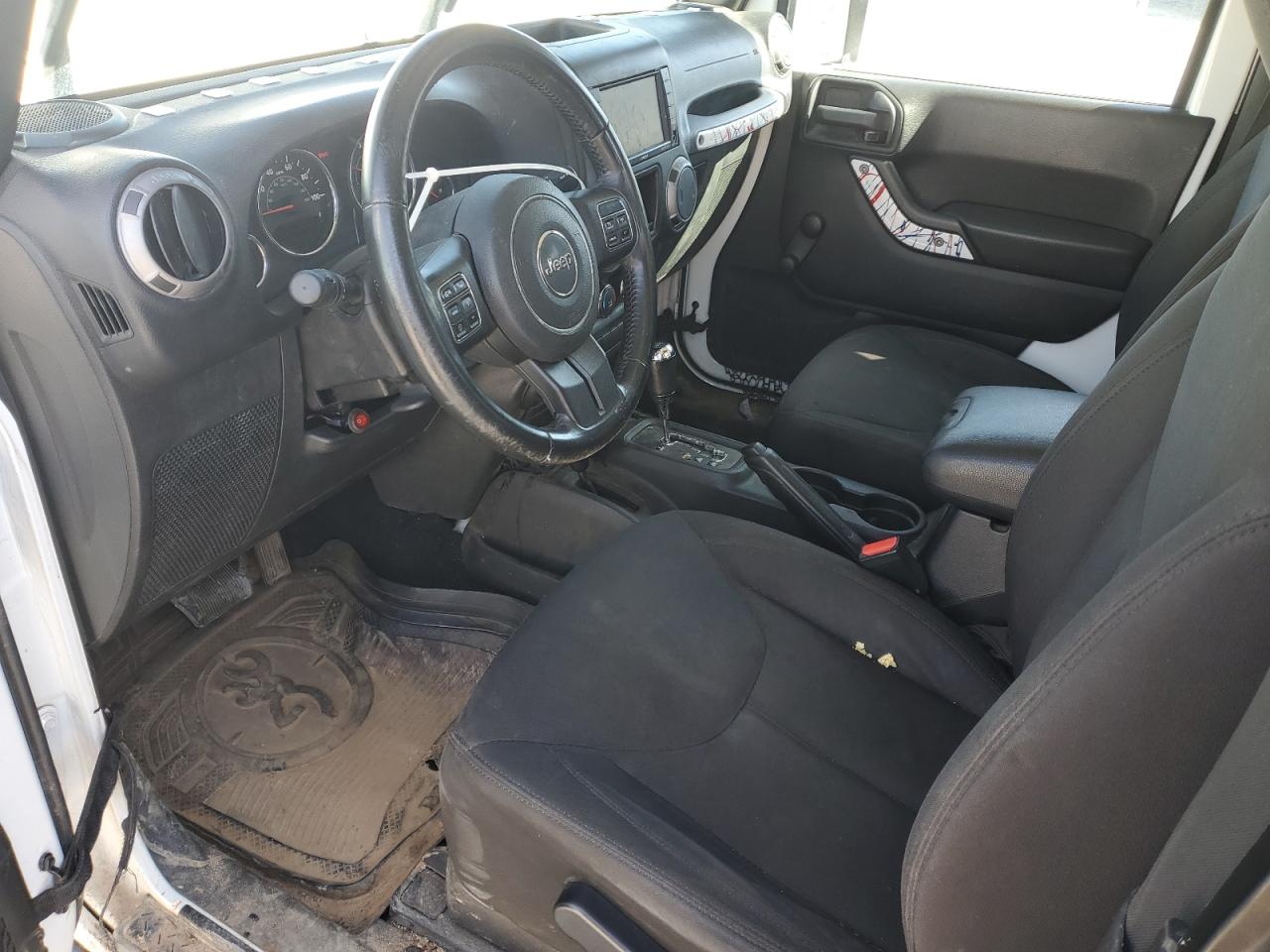2016 Jeep Wrangler VIN 1C4AJWAG8GL156148 Copart auction photo, rear end / minor dent/scratches damage thumbnail 8