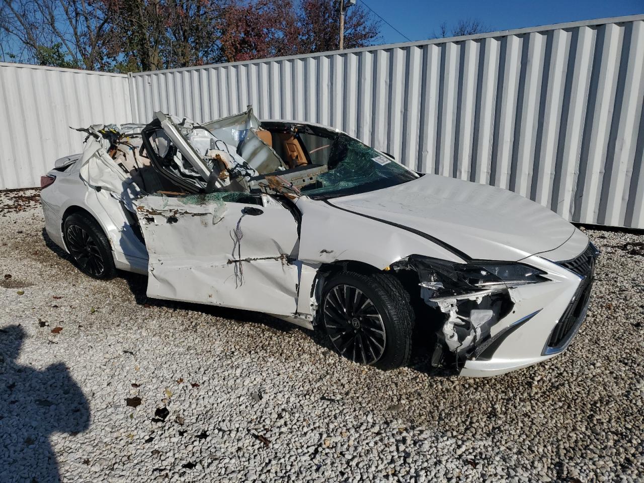 2024 Lexus ES VIN 58AFA1C10RU052031 Copart auction photo, all over damage thumbnail 4