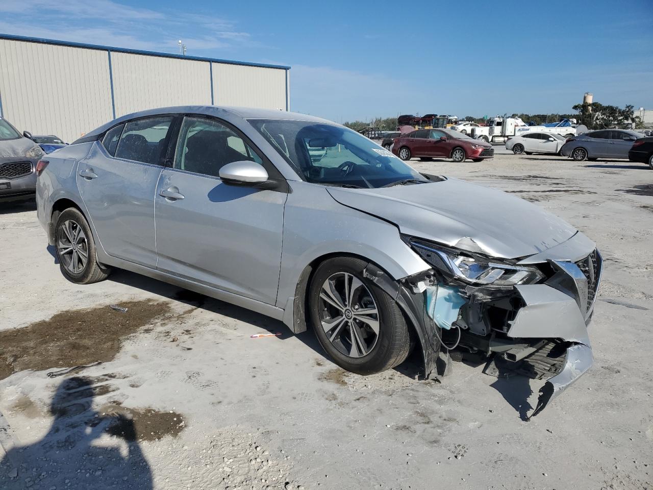 2020 Nissan Sentra VIN 3N1AB8CV4LY256563 Copart auction photo, all over damage thumbnail 4