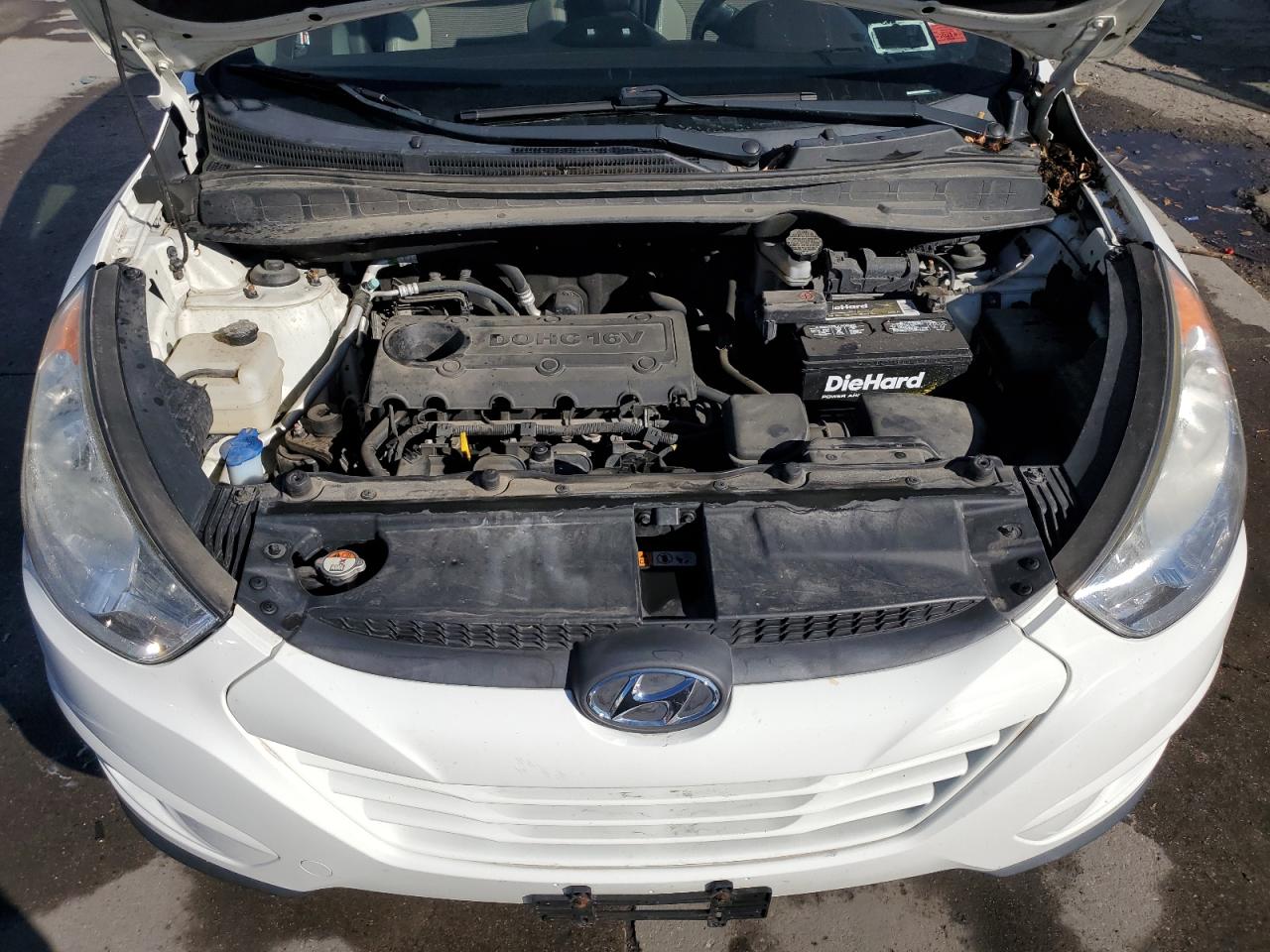 2013 Hyundai Tucson VIN KM8JU3AC5DU659107 Copart auction photo, rear end / side damage thumbnail 12