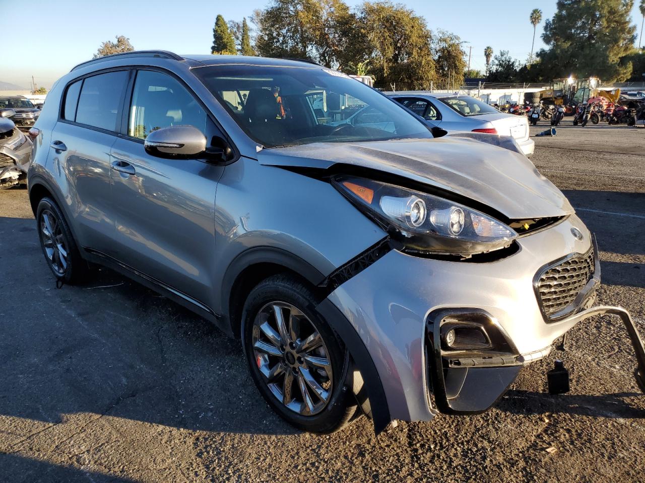 2021 KIA Sportage VIN KNDP63AC6M7870405 Copart auction photo, front end / minor dent/scratches damage thumbnail 4